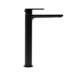 Vysoká umyvadlová baterie SAT Mood bez výpusti černá SATBSMOOD285C