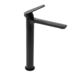 Vysoká umyvadlová baterie SAT Mood bez výpusti černá SATBSMOOD285C