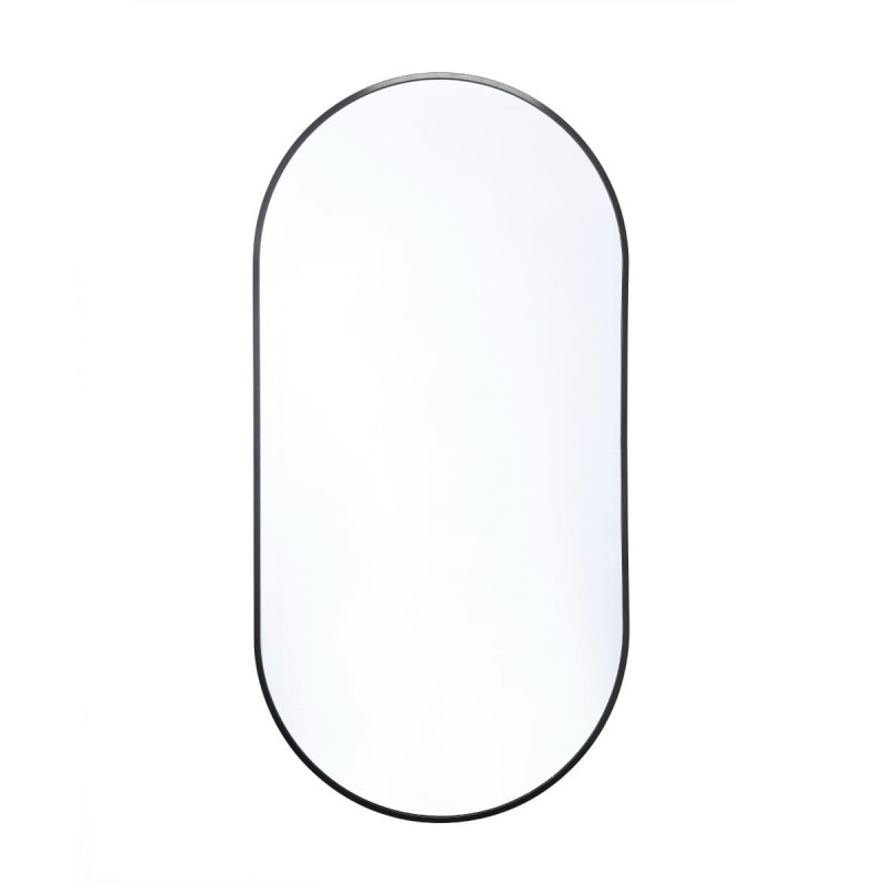 Zrcadlo Naturel B-Way 40x80 cm černá ZBWOV8040C