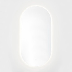 Zrcadlo s LED osvětlením, vyhřívanou fólií a senzorem Naturel Project 40x80 cm ZPROV8040LED