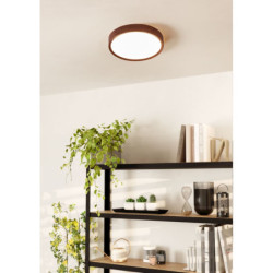 Stropní světlo do koupelny Eglo Musurita plast, ocel vzhled dřeva přírodní 98601