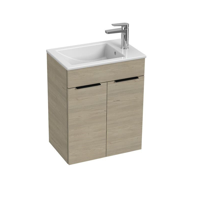 Koupelnová skříňka s umyvadlem Jika Cube 50x43x62,2 cm jasan H4536411765141