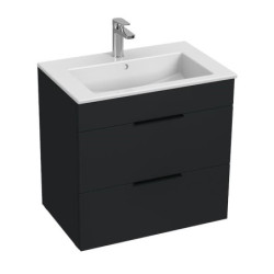Koupelnová skříňka s umyvadlem Jika Cube 65x43x62,2 cm antracit mat H4536021763521