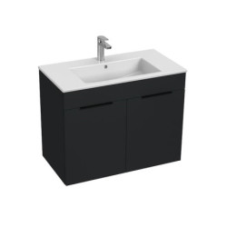 Koupelnová skříňka s umyvadlem Jika Cube 80x43x62,2 cm antracit mat H4537521763521