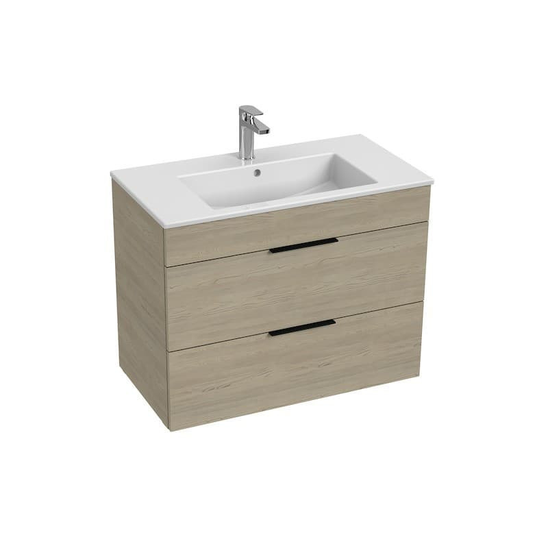 Koupelnová skříňka s umyvadlem Jika Cube 80x43x62,2 cm jasan H4537621765141