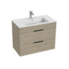 Koupelnová skříňka s umyvadlem Jika Cube 80x43x62,2 cm jasan H4537621765141