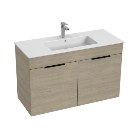 Koupelnová skříňka s umyvadlem Jika Cube 100x43x62,2 cm jasan H4536511765141