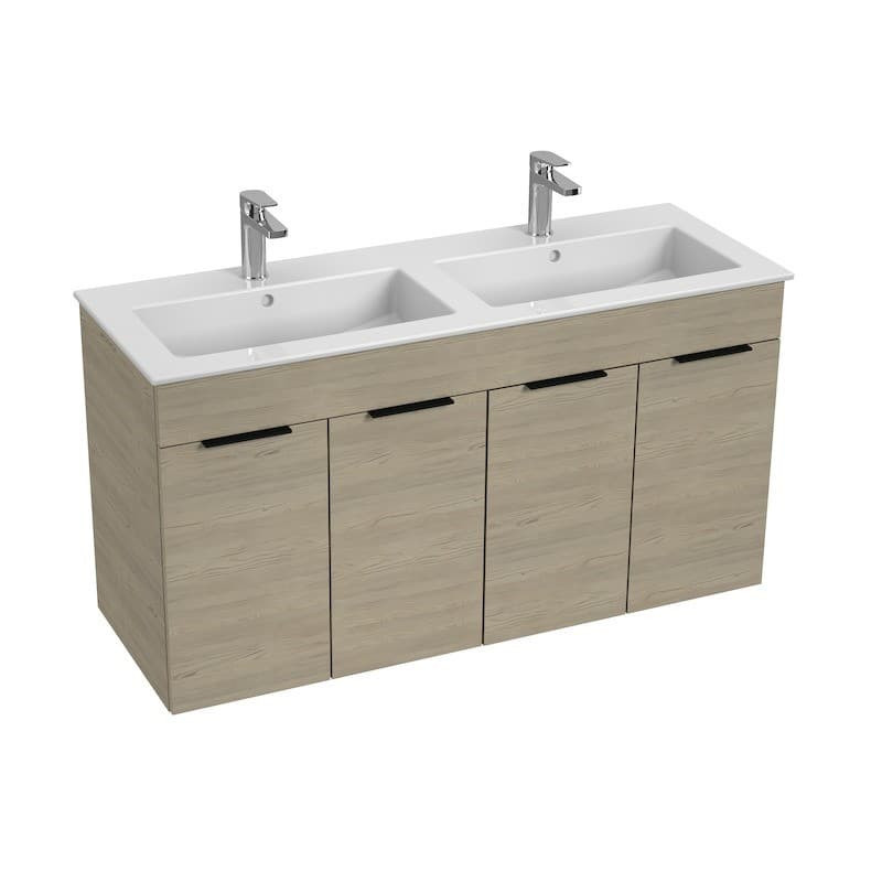 Koupelnová skříňka s umyvadlem Jika Cube 120x43x62,2 cm jasan H4536611765141