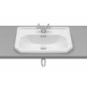 Zápustné umyvadlo Roca Carmen 60x45 cm otvor pro baterii uprostřed A3270A5000