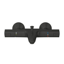 Vanová baterie GROHE Precision s přepínačem 150 mm matte black 345982430