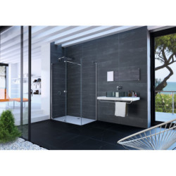 Sprchová zástěna walk-in / dveře 110x80 cm Hüppe Xtensa HüppeX11080L