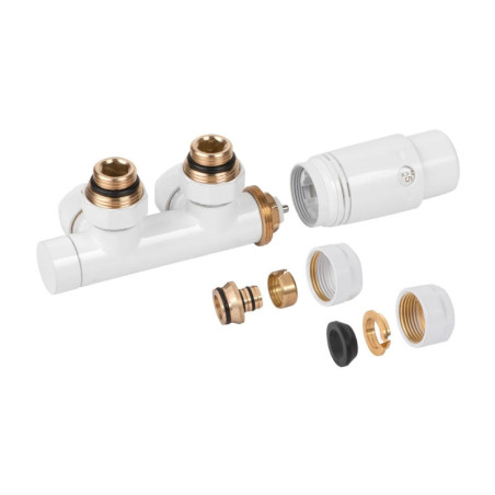 Termostatická sada Thermal Trend kov bílá VENTILTERMSETW