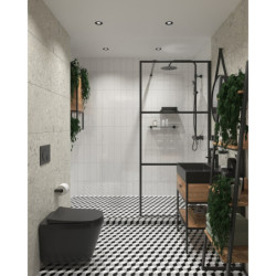 WC závěsné VitrA Integra Rim-Ex včetně sedátka se soft close, zadní odpad, černý 7041-083-6285