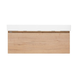 Koupelnová skříňka s umyvadlem Naturel Savona 118x43x44,8 cm dub halifax mat SAVONA120DHU2