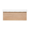 Koupelnová skříňka s umyvadlem Naturel Savona 118x43x44,8 cm dub halifax mat SAVONA120DHU2