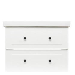 Koupelnová skříňka s umyvadlem Naturel Forli 80x45x46 cm bílá lesk FORLI80BIUVER