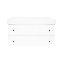 Koupelnová skříňka s umyvadlem Naturel Forli 120x45x46 cm bílá lesk FORLI120BIUSAT