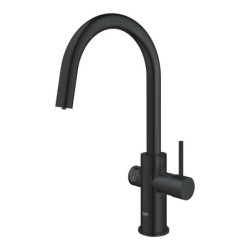 Dřezová baterie GROHE Blue Home s výpustí velvet black 31541KS0