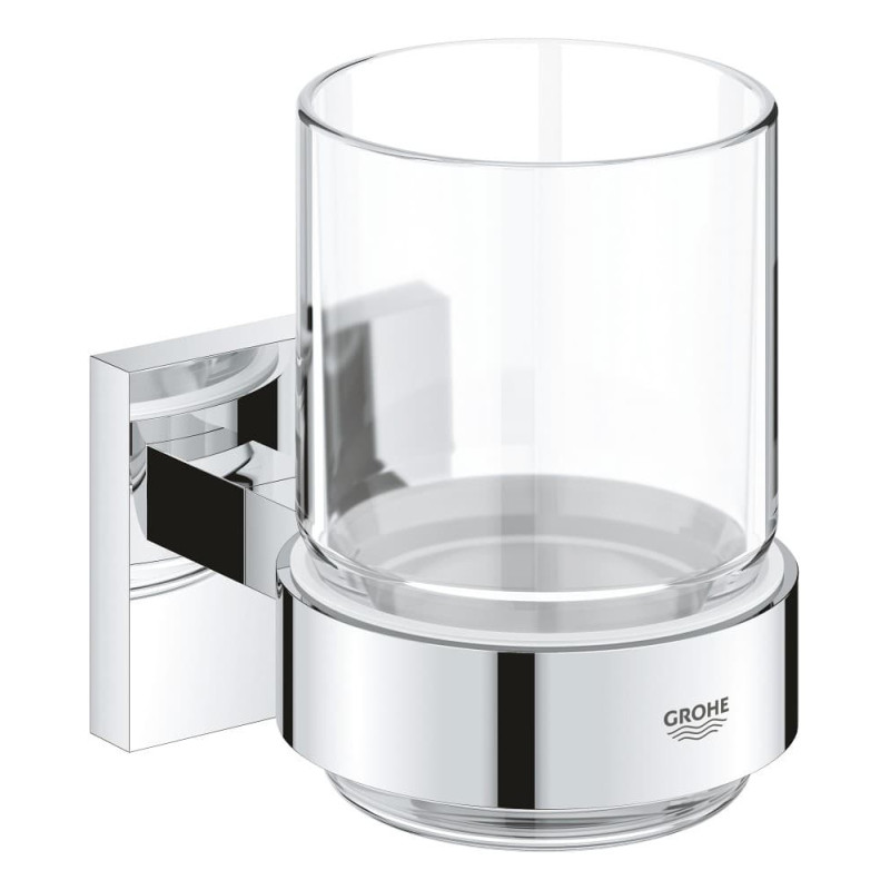 Sklenička GROHE Start Cube Accessoriess držákem chrom 41097000