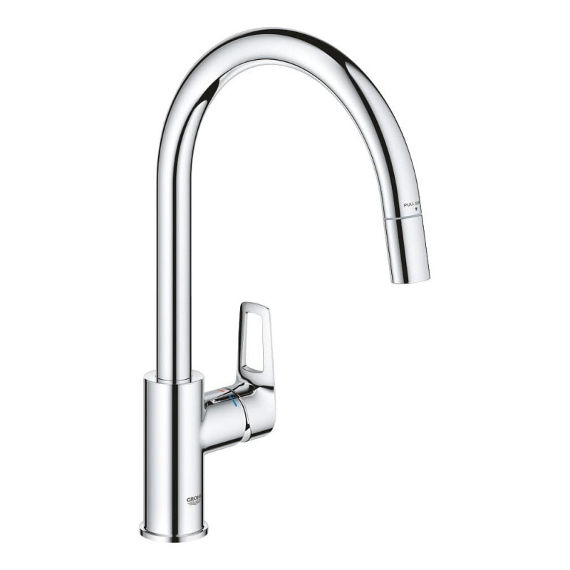 Dřezová baterie GROHE Start Loop s vytahovací sprškou chrom 30556000