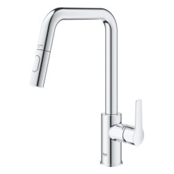 Dřezová baterie GROHE Start 2021 s vytahovací sprškou, 2 proudy chrom 30631000