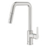 Dřezová baterie GROHE Start 2021 s vytahovací sprškou, 2 proudy supersteel 30631DC0