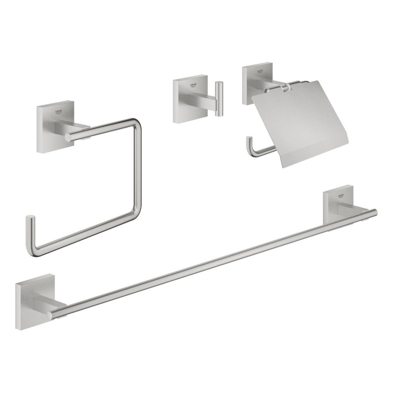 Sada doplňků GROHE Start Cube Accessories supersteel 41115DC0