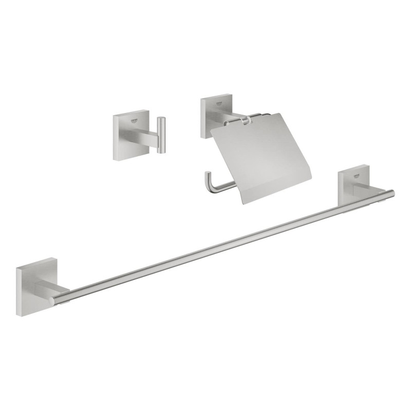 Sada doplňků GROHE Start Cube Accessories supersteel 41124DC0