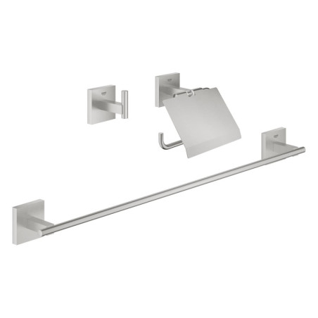 Sada doplňků GROHE Start Cube Accessories supersteel 41124DC0