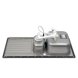 Dřez Blanco DINAS 6 S nerez kartáčovaný s excentrem 523379