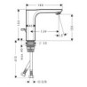 Umyvadlová baterie Hansgrohe Axor Urquiola s výpustí chrom 11020000