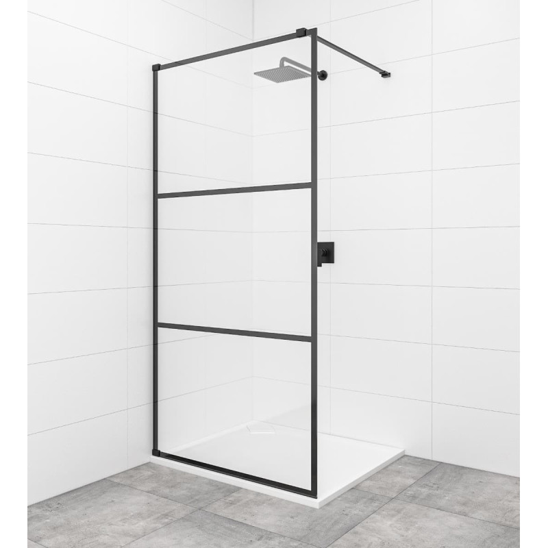 Sprchová zástěna Walk-In 100 cm SAT Walk-in SATBWI100CPPAC