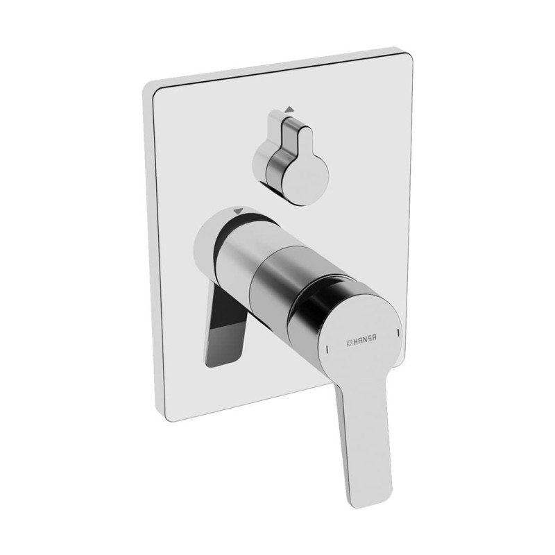 Sprchová a vanová baterie Hansa TWEN bez podomítkového tělesa chrom 802790830061
