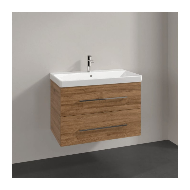 V&B Avento umyvadlová skříňka, 2 zásuvky, Oak Kansas A89100RH