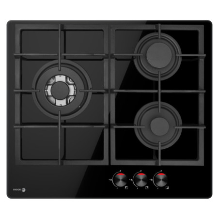 Plynová varná deska Fagor černá 3CFI3GLSPA