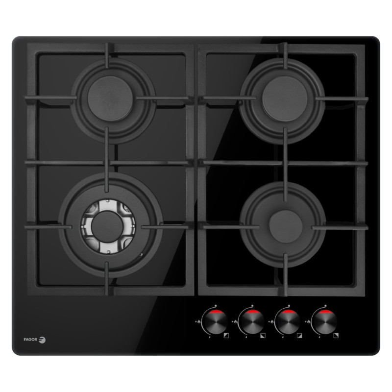 Plynová varná deska Fagor černá 3CFI4GLSPA