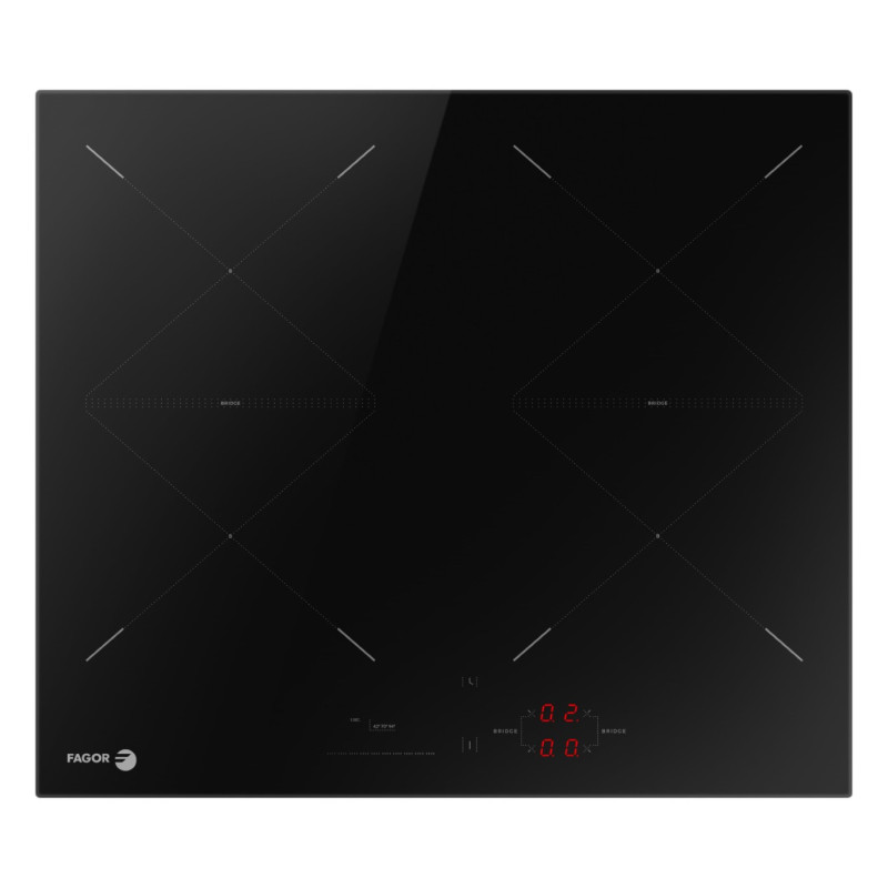 Indukční varná deska Fagor černá 3IFZONE40AC2