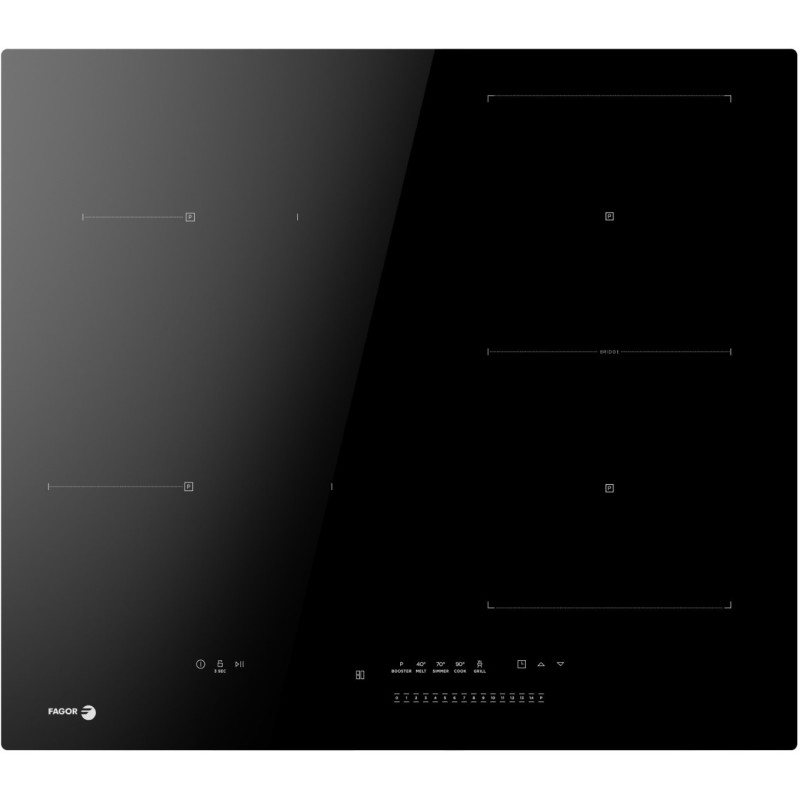 Indukční varná deska Fagor černá 4IFZONE41BC