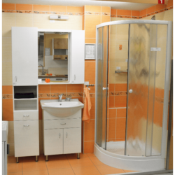 Sprchová vanička čtvrtkruhová Multi 80x80 cm akrylát ABSNEW80S