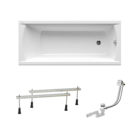 Obdélníková vana SAT Fusion 150x70 cm akrylát levá i pravá SATVR150APN