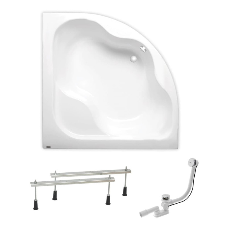 Rohová vana Laguna Syntia Plus 150x150 cm akrylát levá i pravá SIKOSY1500AN