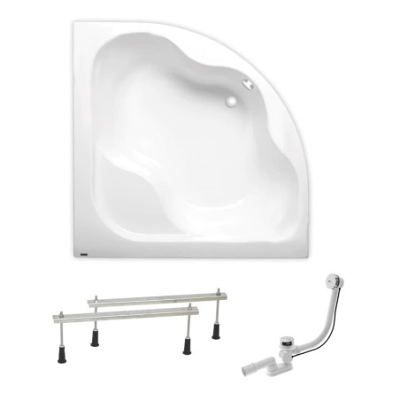 Rohová vana Laguna Syntia Plus 150x150 cm akrylát levá i pravá SIKOSY1500AN