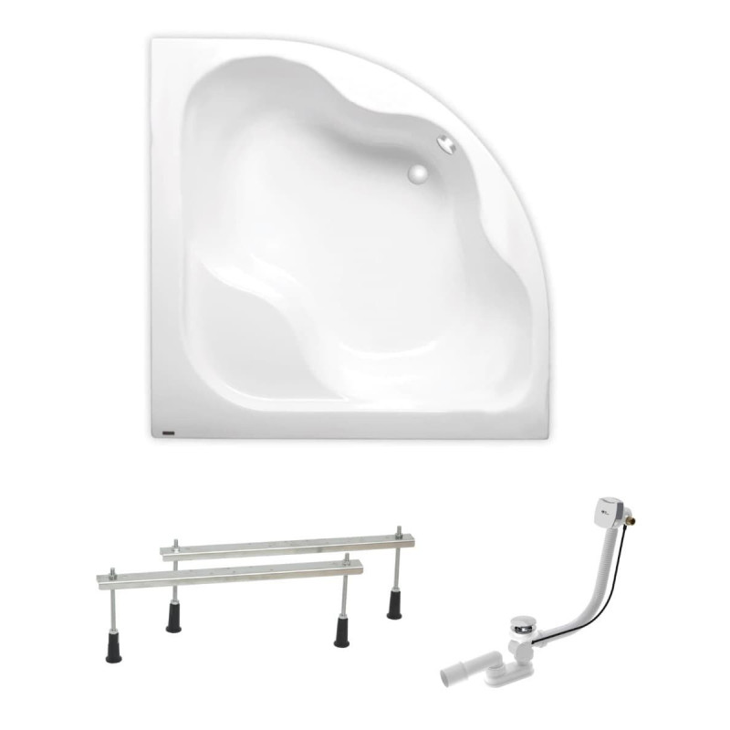 Rohová vana Laguna Syntia Plus 150x150 cm akrylát levá i pravá SIKOSY1500APN