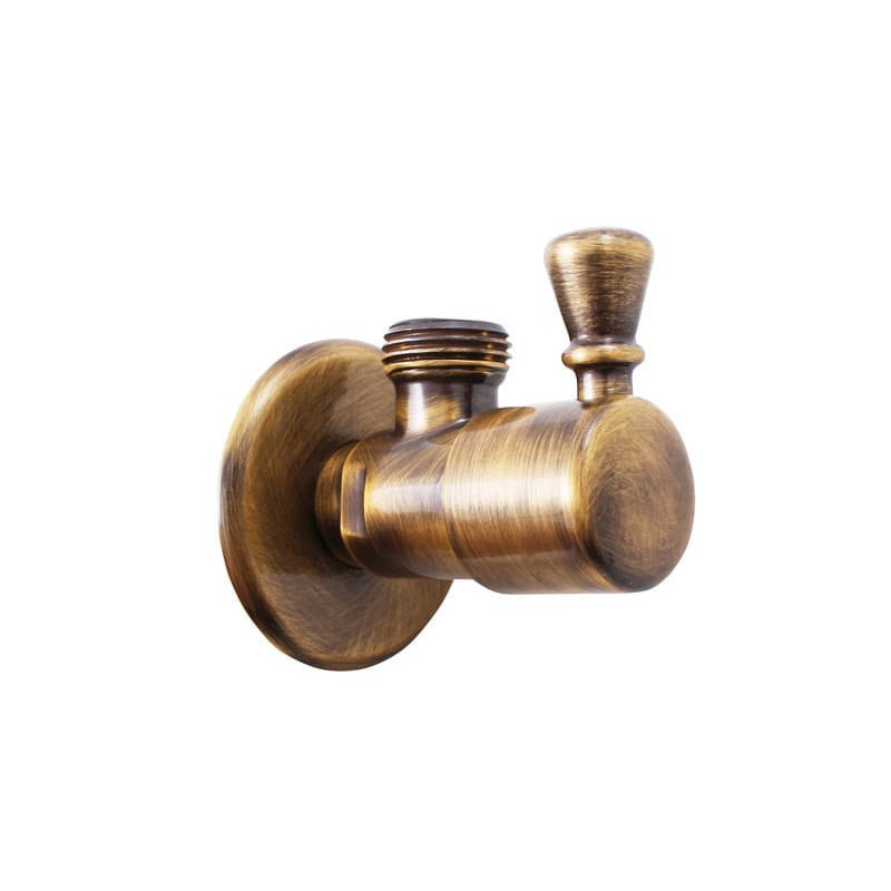 Rohový ventil RAV Slezák 1/2"x3/8" stará mosaz RV0138SM