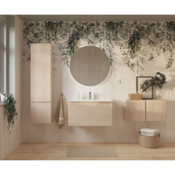 Koupelnová skříňka vysoká Naturel Ancona 40x157x20 cm akácie ANCONAV40DV