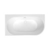 Volně stojící vana SAT Brevis 159x84 cm akrylát levá SATVBRE1600L