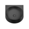 Umyvadlo Ravak Yard 40,5x50 cm černá mat bez otvoru pro baterii, bez přepadu XJX0D040000