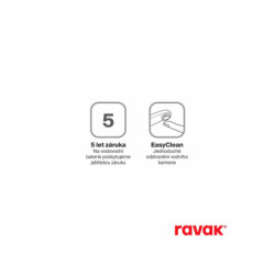 Vanový výtok Ravak Eleganta bez baterie chrom lesklý X07P802