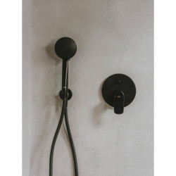 Sprchová a vanová baterie Roca Cala bez sprchového setu černá A5A066ENB0