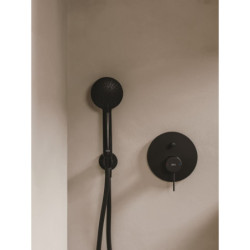 Sprchová a vanová baterie Roca Ona bez podomítkového tělesa černá A5A0B9ENB0